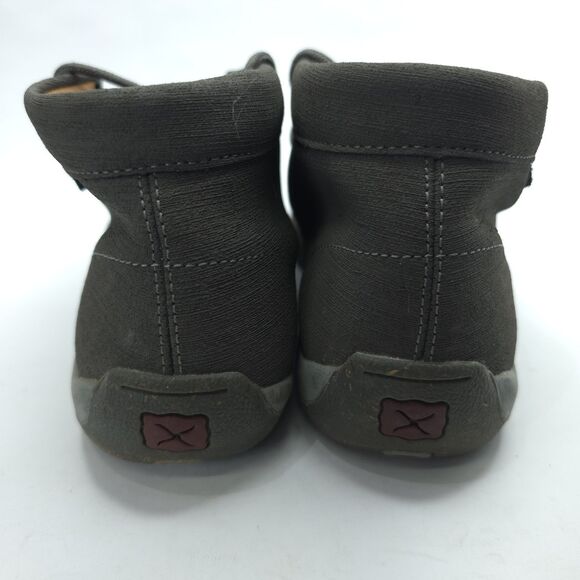 Twisted X Men\'s Casual Dark Grey Chukka Driving Moc Shoes MDM0086 Size 7.5 main image 7